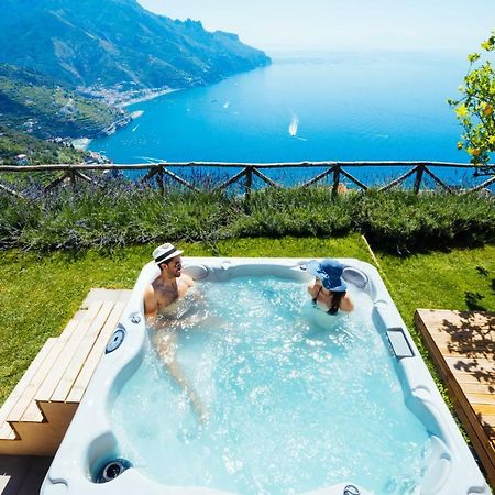 Sea View Villa In Ravello With Lemon Pergola, Gardens And Jacuzzi - Ideal For Elopements Extérieur photo