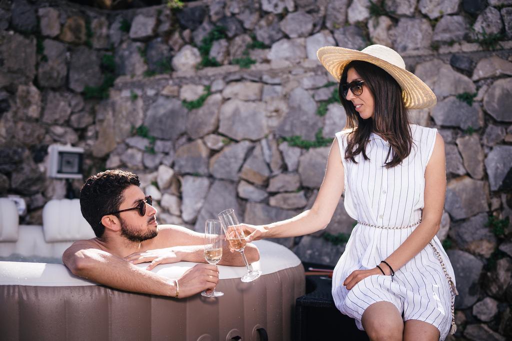 Sea View Villa In Ravello With Lemon Pergola, Gardens And Jacuzzi - Ideal For Elopements Extérieur photo