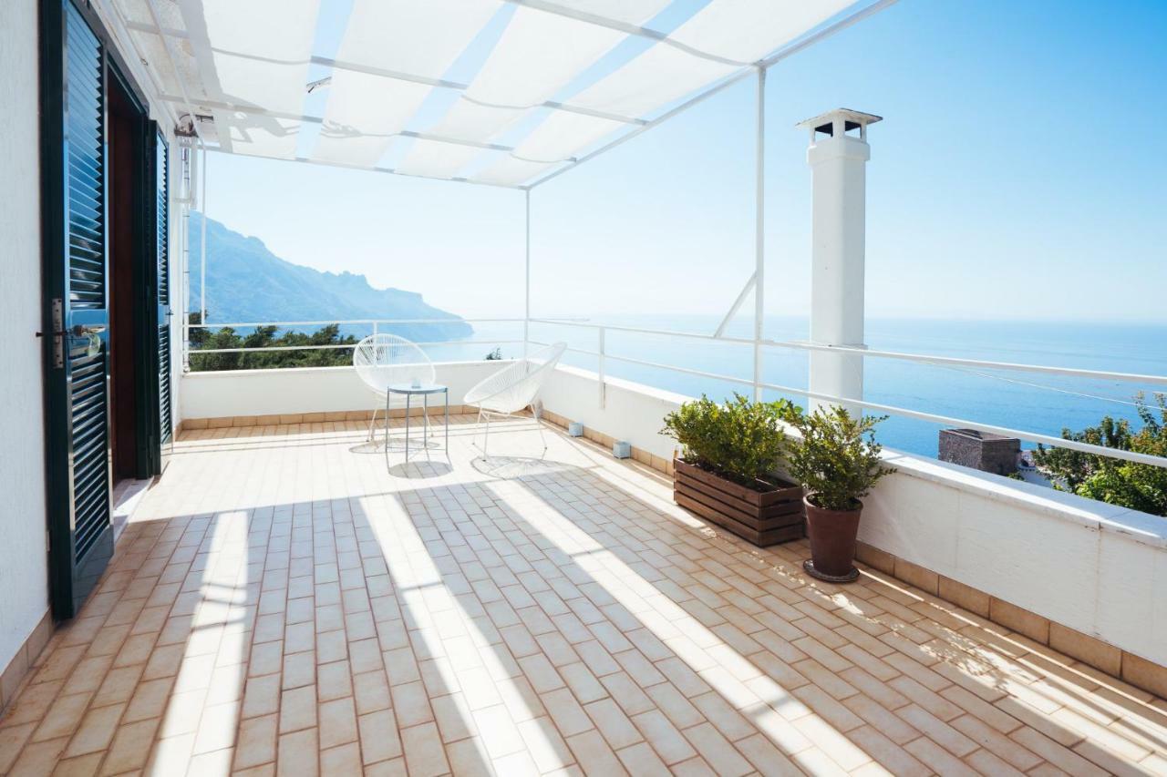 Sea View Villa In Ravello With Lemon Pergola, Gardens And Jacuzzi - Ideal For Elopements Extérieur photo