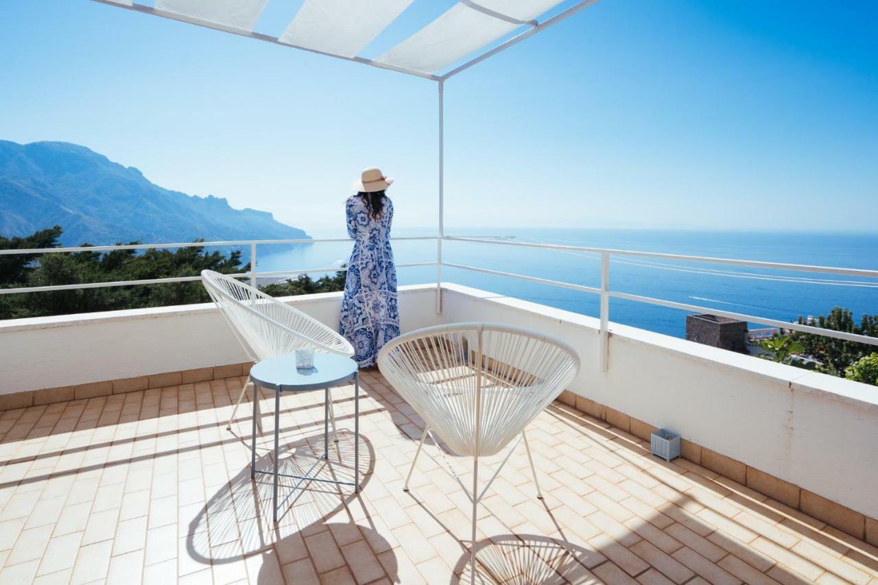 Sea View Villa In Ravello With Lemon Pergola, Gardens And Jacuzzi - Ideal For Elopements Extérieur photo