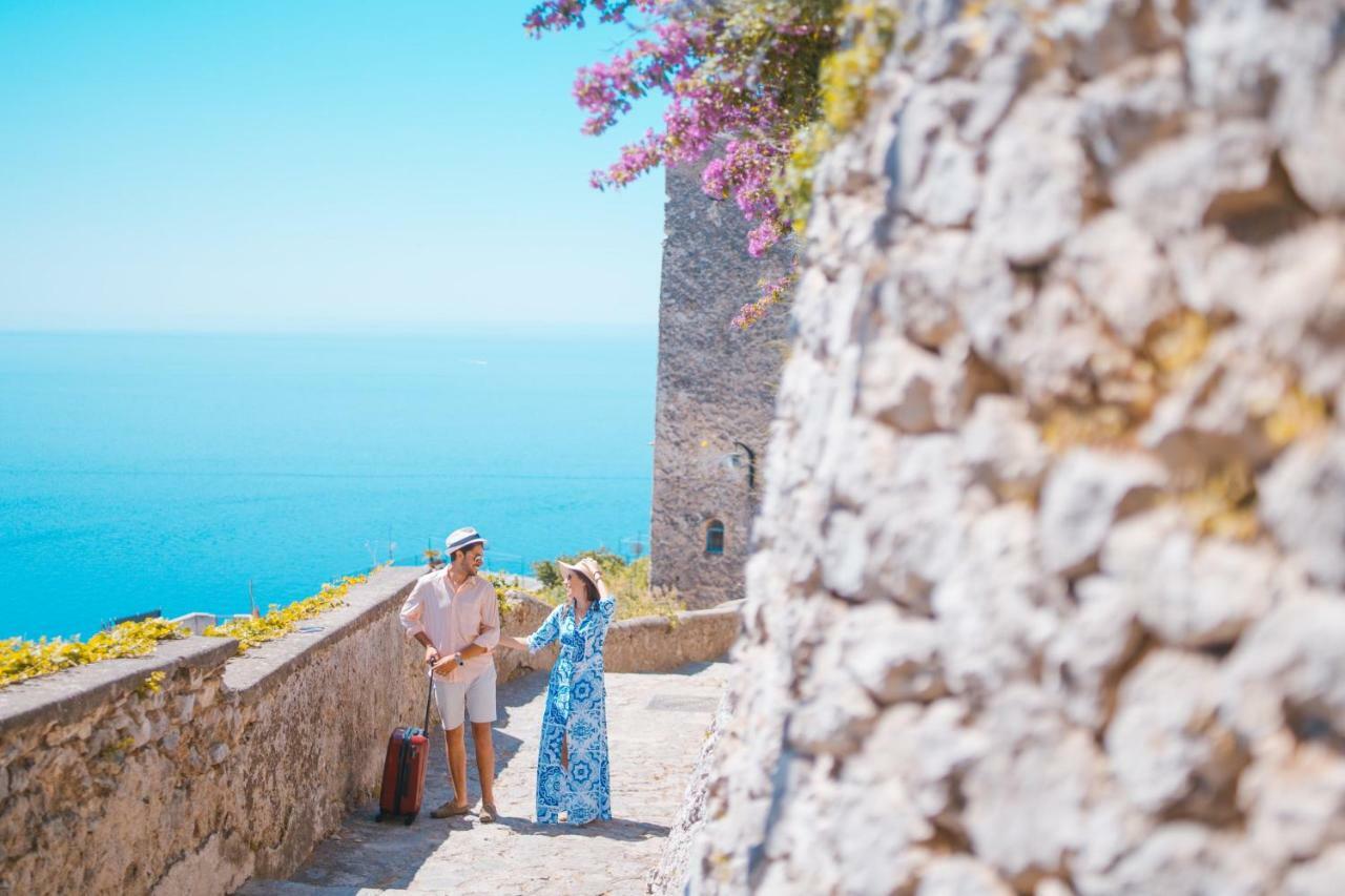 Sea View Villa In Ravello With Lemon Pergola, Gardens And Jacuzzi - Ideal For Elopements Extérieur photo